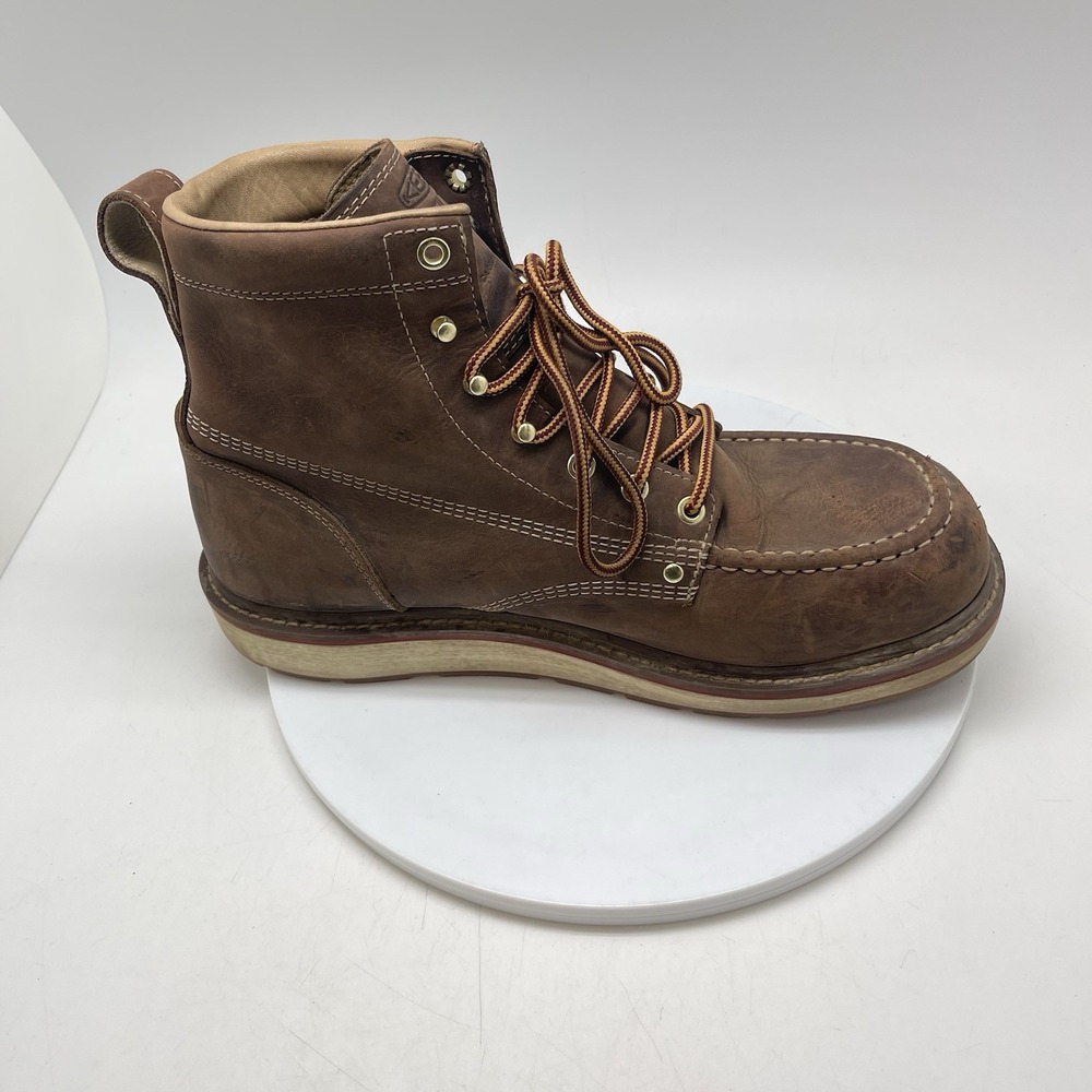 Keen Boots Mens 11 D Liberty 6" Waterproof Carbon-Toe 1030604D Brown Work Shoes - Picture 6 of 10
